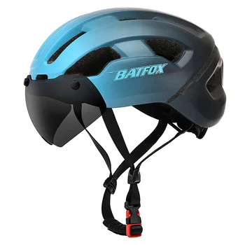 Велосипедный шлем для взрослых со светодиодной подсветкой для городских поездок, Съемный козырек, Мужской/Женский Велосипедный шлем