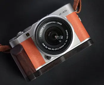 Ручка ручной работы из черного дерева, L-образный держатель пластины для камеры Fujifilm Fuji XA5 X-A5