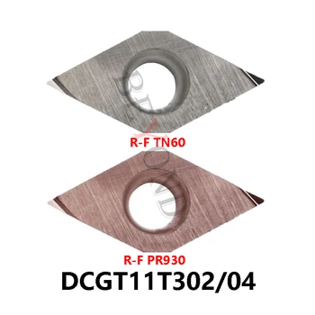 DCGT11T302R-F PR930 DCGT11T302R-F TN60 DCGT11T304R-F DCGT11T304R-F 100% Оригинальные твердосплавные пластины Металлокерамический токарный станок DCGT 11T304