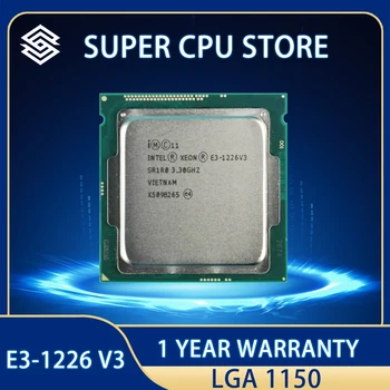 Процессор Intel Xeon E3 1226v3 E3 1226 V3 CPU Процессор L2 = 1 М L3 = 8 М 84 Вт 3,3 ГГц Четырехъядерный четырехпоточный LGA 1150