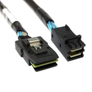 Внутренний кабель для передачи данных Mini SAS SFF 8087-Mini SAS SFF 8643 Высокой плотности HD Черный