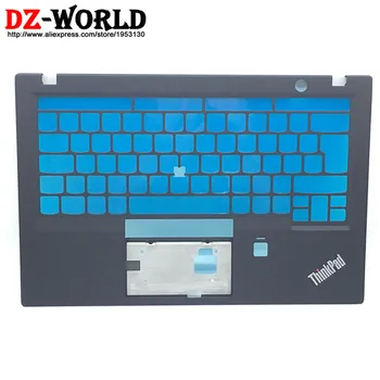 Для ThinkPad X1 Carbon 5th Крышка Подставки для Рук Клавиатура Безель Британская Версия Без тачпада с Отверстием для отпечатков пальцев Новый Оригинальный SM10L66674
