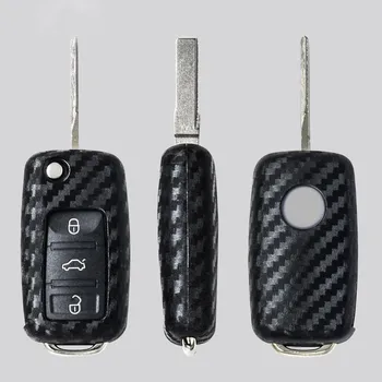 1 шт. Аксессуары для укладки автомобилей, чехол для ключей Auto Key Shell для Volkswagen Polo Tiguan, VW Passat Для Skoda, чехол для ключей из силиконового геля
