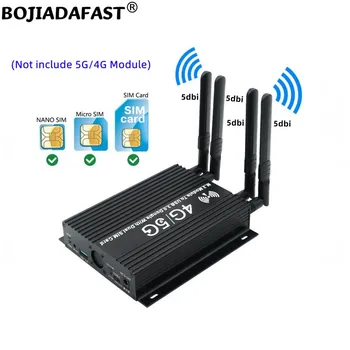 Беспроводной адаптер M.2 NGFF, две SIM-карты Sot + кабель для передачи данных USB 3.0, четыре антенны и защитный чехол для модема модуля 5G
