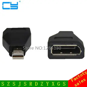 Бесплатная Доставка Mini DisplayPort DP Male to DP Female Адаптер Конвертер Разъем Для MacBook