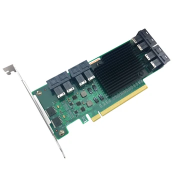 Накопитель SSD-накопителя ANU28PE16 Nvme от SFF8643 до SFF8639, 8 портов 12 ГБ, (без кабелей, не поддерживает кабель LSI от 8643X2 до 8639X2)