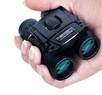 Портативный Охотничий Бинокль 40x22 HD Складной Бинокль Телескоп BAK4 FMC Optics Mini Binocle