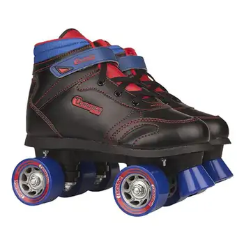 Четырехколесные роликовые коньки для мальчиков /красные/синие тротуарные коньки, размер 5