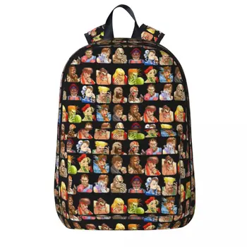 Портреты побежденных, Рюкзаки Super Street Fighter, Студенческая сумка для книг, Сумка для ноутбука, Рюкзак для путешествий, Школьная сумка