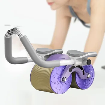 Новый дизайн Роликового колеса для пресса, Автоматический мышечный стимулятор отскока, Роликовое колесо для упражнений, Cadio Training