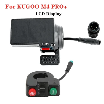 6-контактный ЖК-дисплей, приборная панель + Кнопка переключения для KUGOO M4 PRO + Электрический скутер, Инструментальный дисплей, Замена