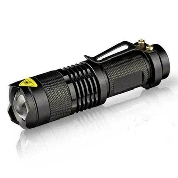 Светодиодный тактический карманный фонарик 600 Люмен, лампа яркого света, портативный Мини-портативный мощный фонарик для кемпинга, верховой езды, Рыбалки