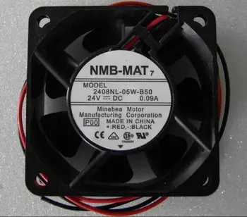 Оригинальный аутентичный NMB-MAT 2408NL-05W-B50 6020 0.09A60*60*20 Мм 24 В 2-проводной инверторный вентилятор охлаждения