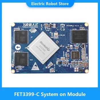 Встроенный модуль FET3399-C, базовая плата RK3399 AI 5G распознавание лиц 4K высокой четкости PCIe edge computing USB3.0