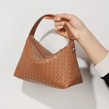 Модные элегантные сумки, женская сумка через плечо из натуральной кожи, женская роскошная дизайнерская сумка-тоут, повседневная универсальная сумка через плечо