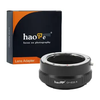 Адаптер для ручного крепления объектива Haoge для объектива Contax Yashica C/Y CY к камере Canon RF Mount, такой как Canon EOS R