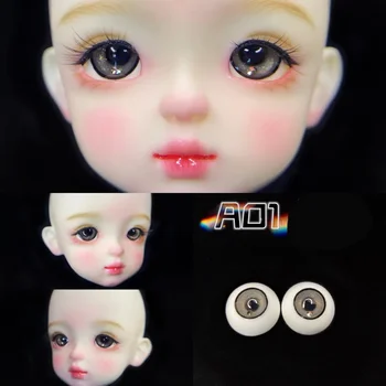 Глазные яблоки куклы BJD подходят для размера 1/3 1/4 1/6, милые разноцветные аксессуары для куклы с бриллиантовым кремом для глаз