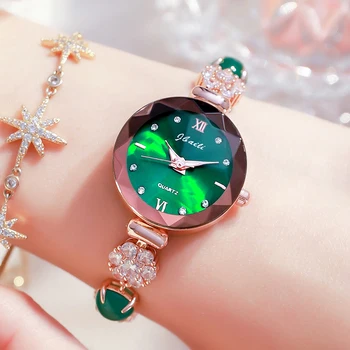 Женские часы-браслет, часы с бриллиантами, женские наручные модные часы, Женские кварцевые часы, украшенные стразами, Montre Femme