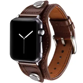 Кожаный ремешок для Apple Watch Ultra 49 мм 8 7 45 мм 41 мм Удобный модный сменный браслет для iwatch 6 5 4 SE 44 м 40 мм
