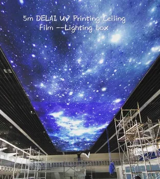u-2532 домашний декоративный материал, печатающая потолочная пленка с потолочными прожекторами для украшения комнаты