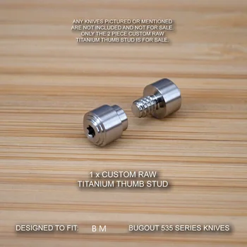 Винты для большого пальца Из Титанового сплава, нажимающие на Гвоздь, сделанные своими руками, подходят для Ножей серии BM 535, аксессуаров, Изготовленных на заказ