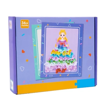 Набор для изготовления костюма принцессы C5AA, игра воображения с разноцветными побрякушками