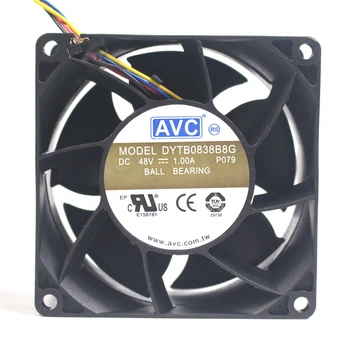 Оригинальный для AVC вентилятор DYTB0838B8G 48V 1.0A 8038 8 см 80*38 мм 4-проводной PWM сервер высокоскоростной вентилятор охлаждения