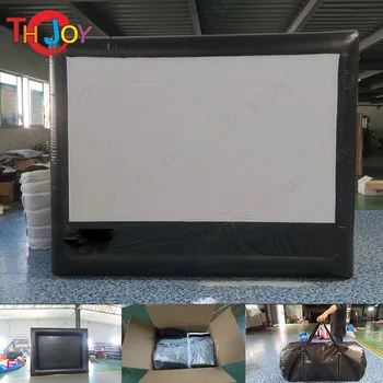 бесплатная доставка через воздушную дверь! 100-дюймовый герметичный надувной проектор киноэкран для домашних фильмов ТВ-шоу