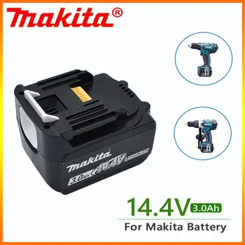 14,4 В 3000 мАч Makita BL1430 BL1415 BL1440 196875-4 194558-0 195444-8 3.0Ah14.4v аккумуляторная батарея Makita для светодиодного индикатора