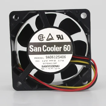 6-сантиметровый вентилятор на серверном шасси 6025 12V 0.17A 9A0612S406