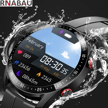 Новые Смарт-часы ECG + PPG с экраном, музыкальный плеер с Bluetooth-вызовом, спортивные водонепроницаемые роскошные смарт-часы 2023