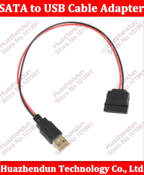 50шт 20 см 2,5 дюйма кабель питания жесткого диска SATA от USB до SATA кабель питания для ноутбука SATA жесткий диск USB