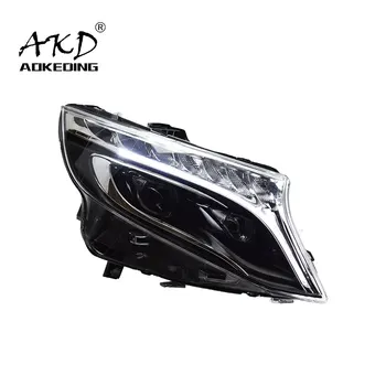 AKD Автомобильный стайлинг для фар Vito 2016-2020 Новая светодиодная фара DRL Головной фонарь ближнего и дальнего света все аксессуары