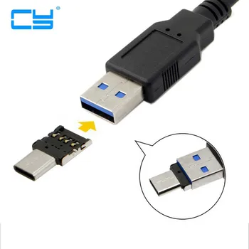 (1 шт./лот) Разъем адаптера Ultra Mini Type-C USB type c USB-C к USB 2.0 OTG для планшета, USB-кабеля и флэш-U-диска