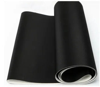 Периметр: лента для беговой дорожки из ПВХ с черным ромбовидным рисунком 2700x460x1,6 мм