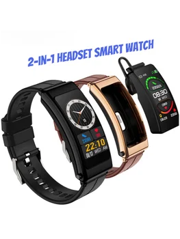 Смарт-часы Bluetooth-гарнитура 2 в 1, умный браслет с гарнитурой, спортивный шагомер, фитнес-трекер на запястье для Huawie