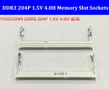 Разъемы Foxconn DDR3 204P 1.5V 4.0H Разъемы для слотов памяти ноутбука 204PIN Обратный
