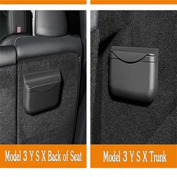 Для модели 3 Y X 2017-2022 Дверной органайзер для салона автомобиля 2022 2023 Модель 3 Автомобильные аксессуары Коробка для хранения центральной консоли