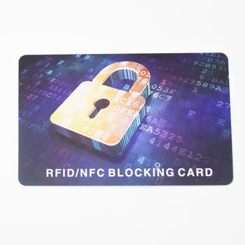 Портативный защитный экран для кредитных карт, блокирующий RFID и сигналы NFC, защищающий чехол для паспорта, кошелек