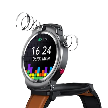 Высококачественная 4G Sim-карта Wifi GPS Reloj Видеозвонок для Фитнеса 360 Градусов, Камера с углом поворота 2 Мп + 8 Мп и Смарт-часы 2023, Новая модель