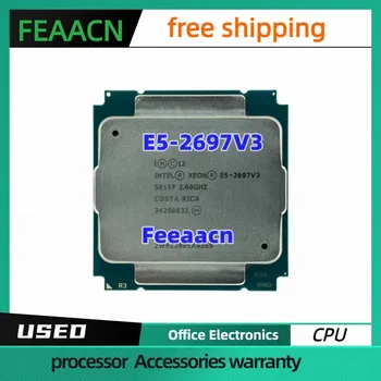 Процессор Processador usado Xeon E5 2697V3 14 ядер 2,60 ГГц 35 МБ 22 нм 145 Вт LGA 2011-3 E5-2697V3, LGA211-3, бесплатная доставка