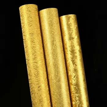 beibehang Цветочные обои из золотой фольги с золотым тиснением, функциональный фон для гостиной papel de parede, 3d настенная роспись, рулон бумаги