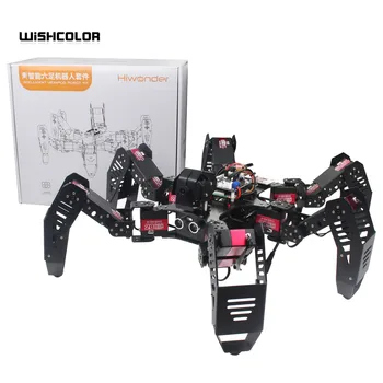 Wishcolor 18DOF Hexapod Robot Робот-паук 2DOF PTZ с Основной платой для Raspberry Pi 4B + Готов Без батареи