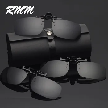 Зажимы для солнцезащитных очков марки RMM для мужчин и женщин, очки ночного видения для водителей, зажимы для солнцезащитных очков можно поворачивать вверх, зажим для очков