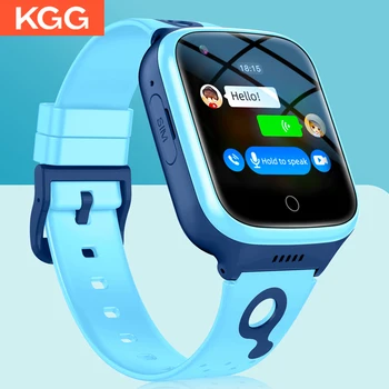 4G Детские смарт-часы-телефон с большой батареей 1000 мАч, Видеозвонок, GPS, Wi-Fi, местоположение, Монитор обратного вызова SOS, Детские подарки, умные часы